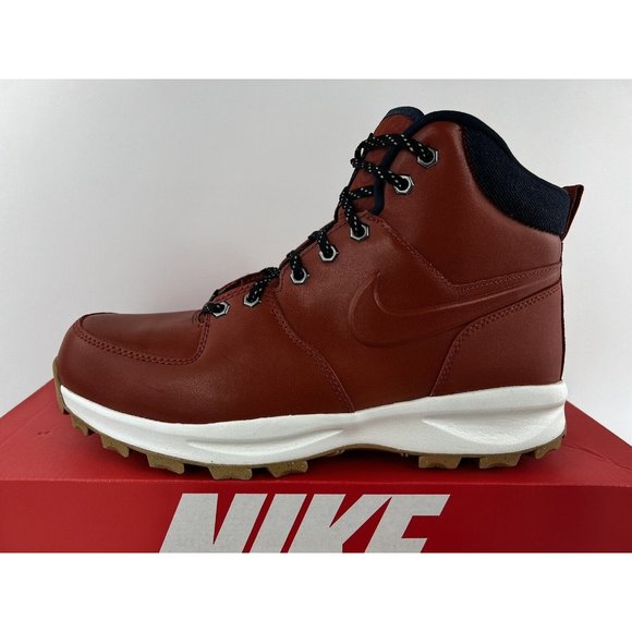 Nike Manoa Leather Rugged Orange Men's Boots Special Edition Black DC8892-800 - Picture 5 of 11